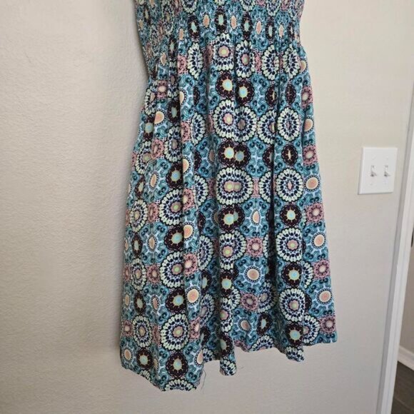 Vintage Y2K long tube top boho abstract style size medium - Picture 4 of 8